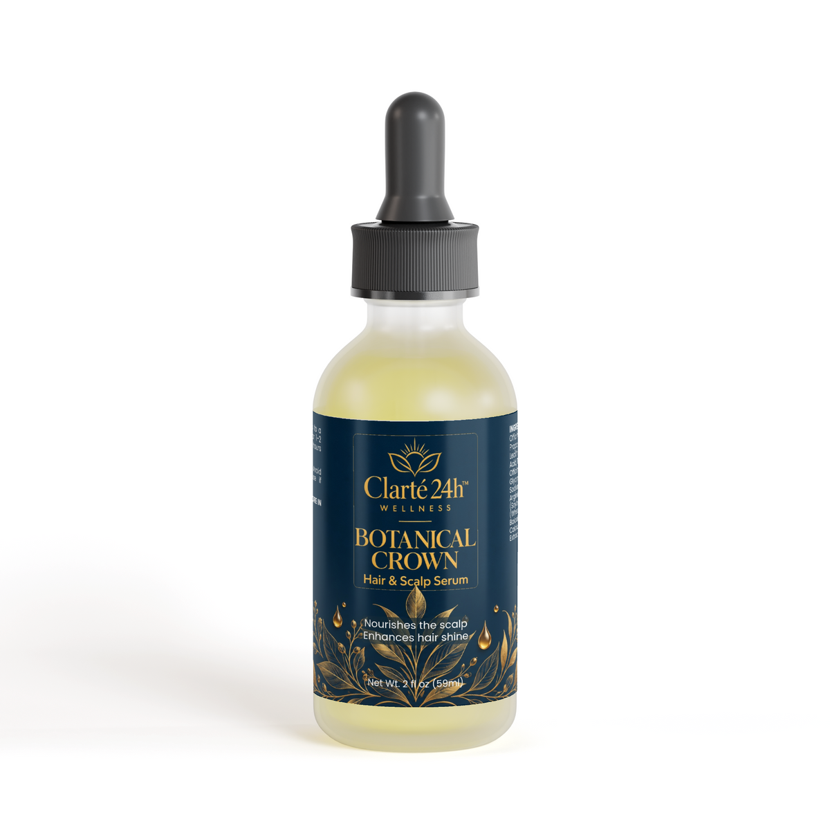 Clarté 24h™ Wellness — Botanical Crown Hair & Scalp Serum