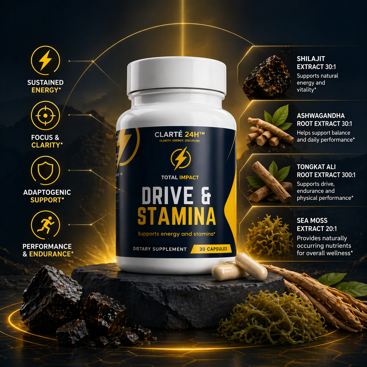 Drive & Stamina Triple Performance Pack