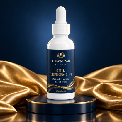 Clarté 24h™ Wellness — Silk Refinement Retinol + Peptide Face Serum | 30 mL