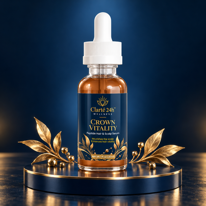 Clarté 24h™ Wellness — Crown Vitality Peptide Hair & Scalp Serum | 30 mL