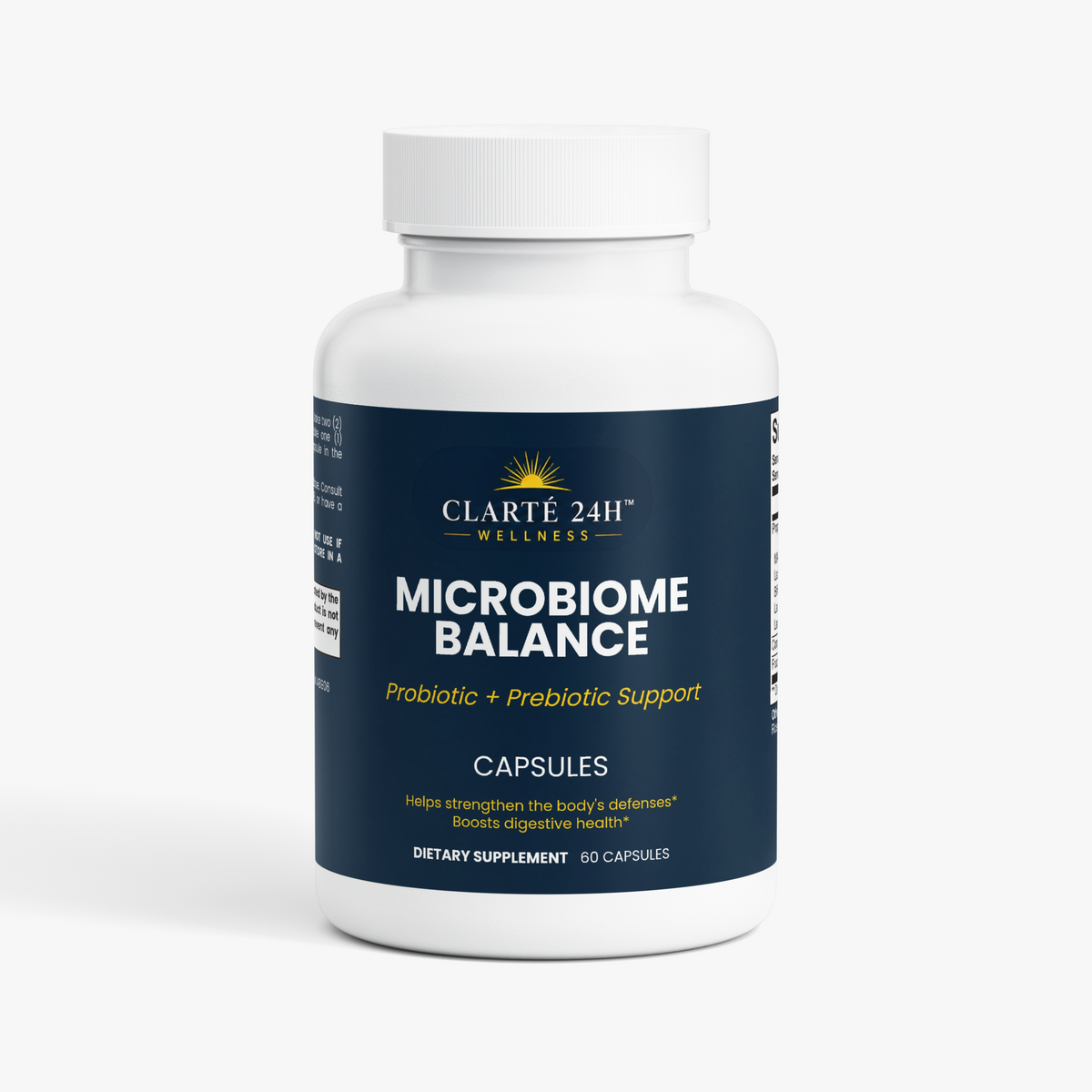 40 Billion CFU Probiotic supplement bottle front view
