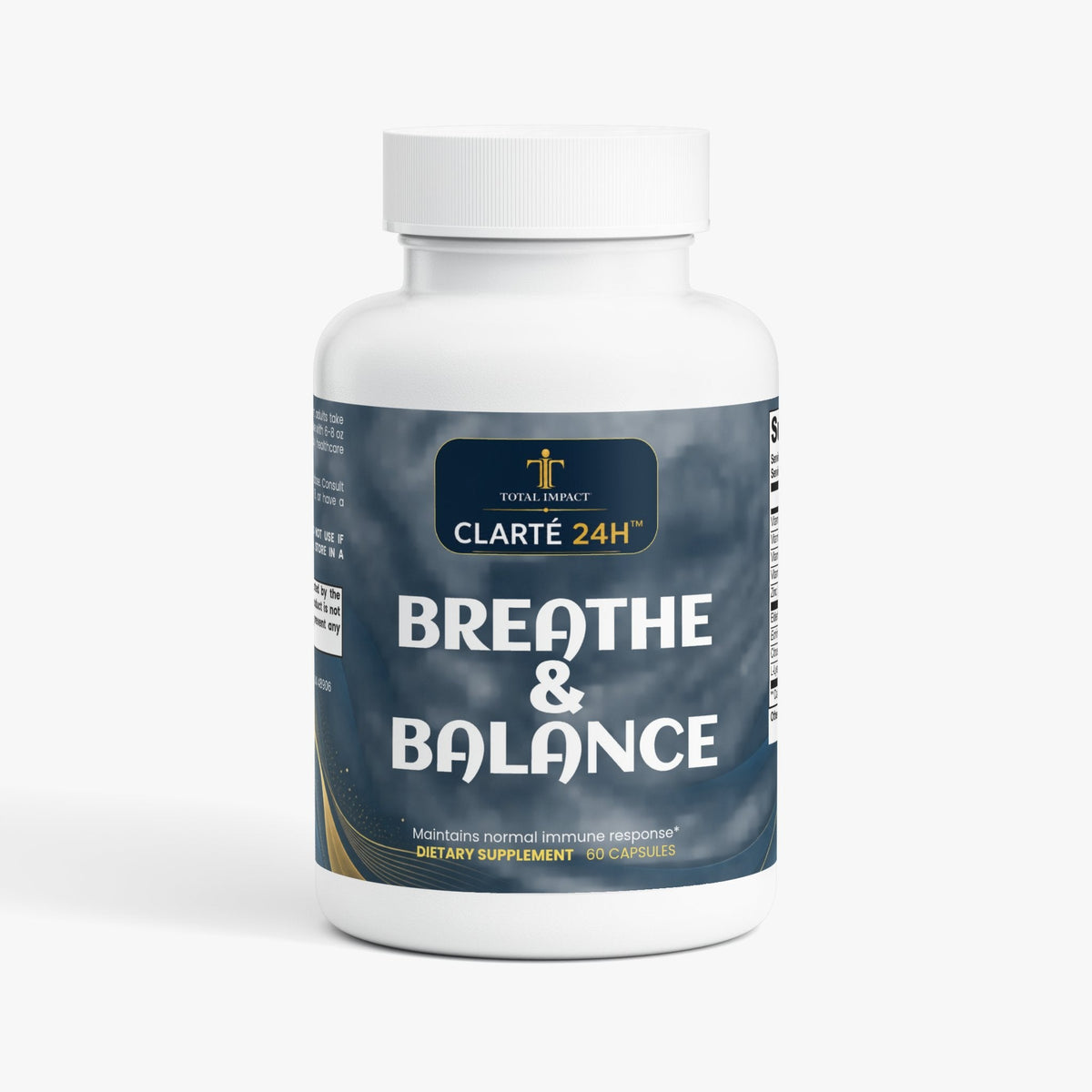 Breathe & Balance Complex front label and product name