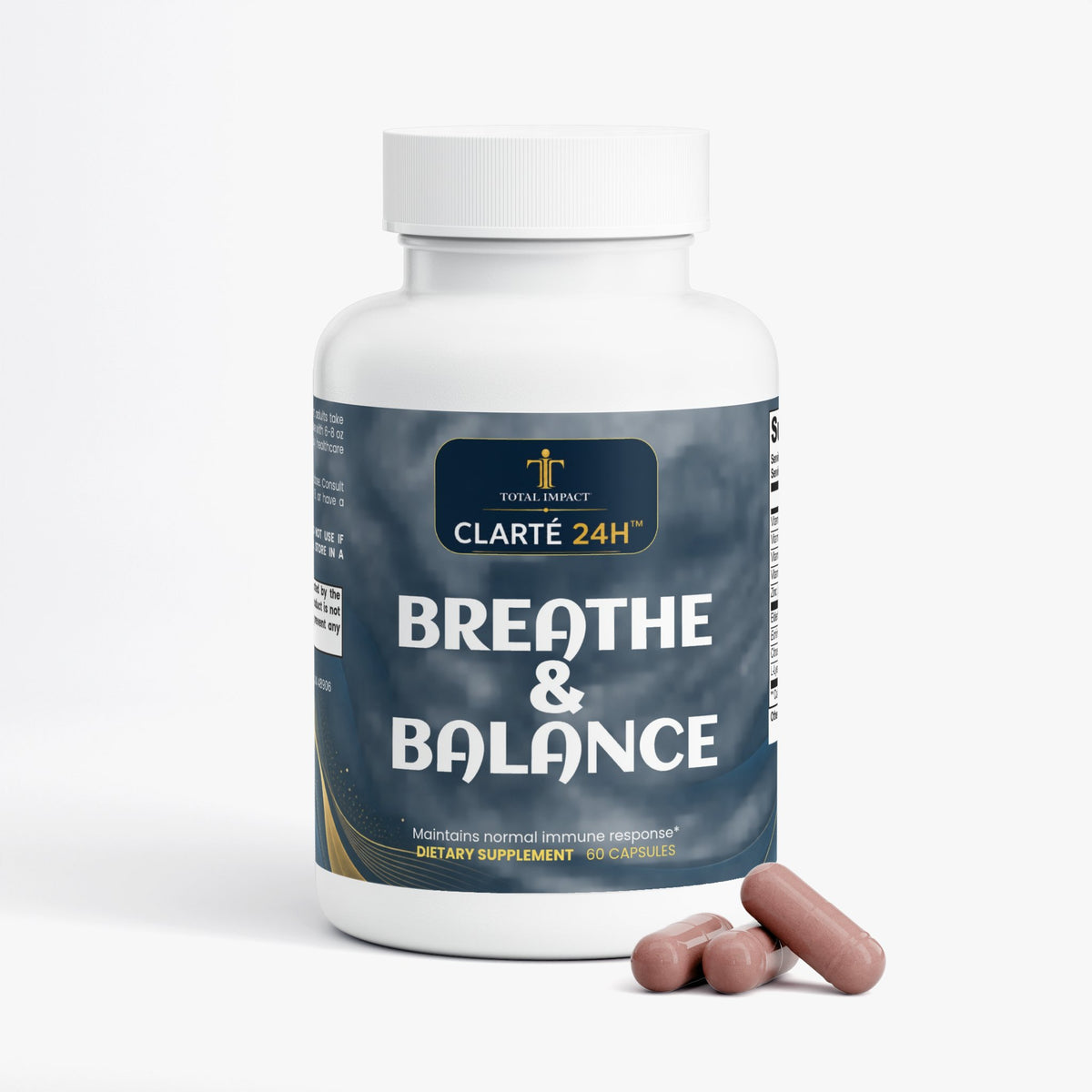 Breathe & Balance Complex Supplement Facts label
