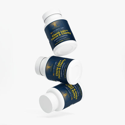 Daily supplement for focus, mental clarity and cognitive wellness