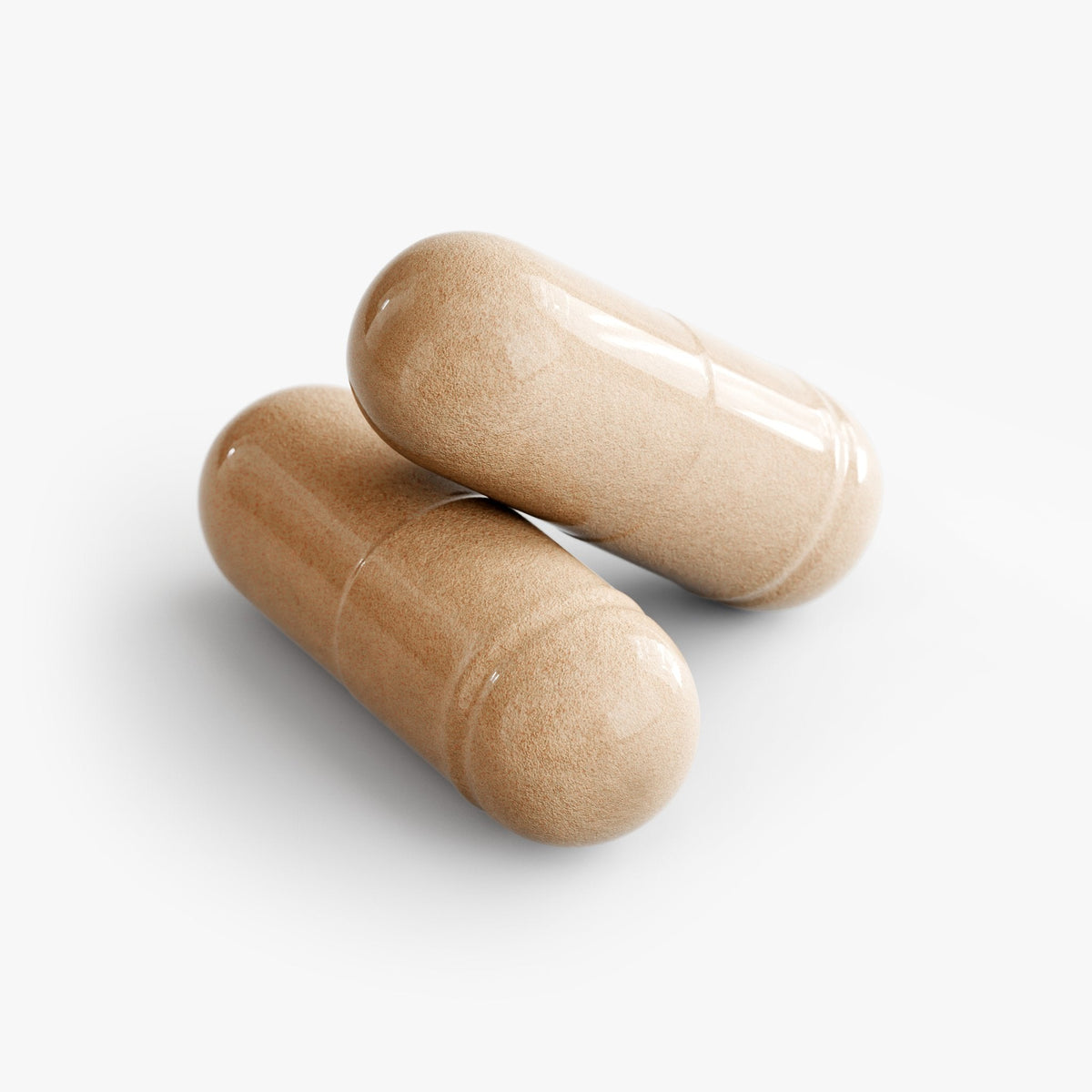 Men's vitality supplement bottle with capsules